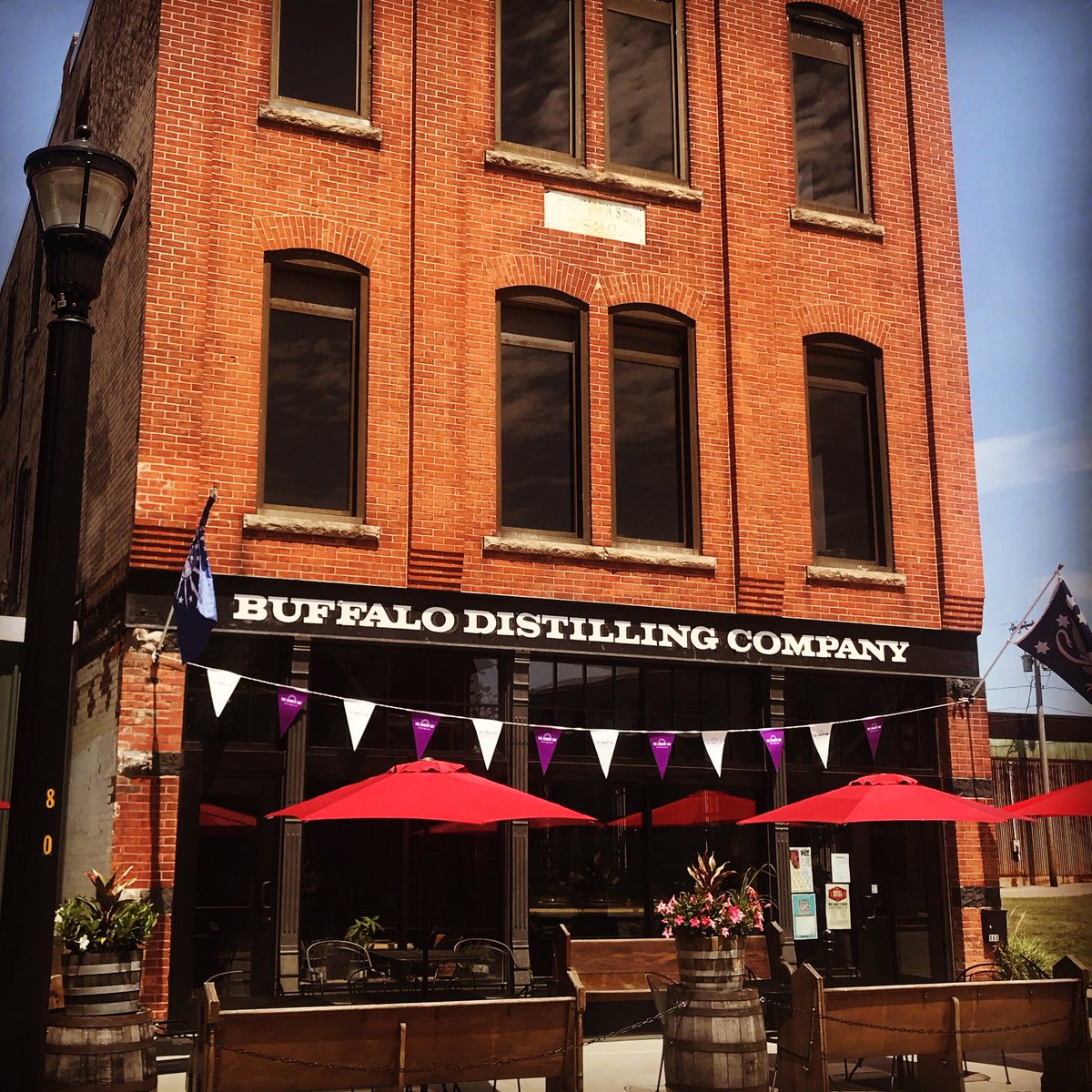 BuffaloDistill's tweet photo. September morn.  Stop in today for a Tasting, Tour &amp; Bottle of #onefootcock 12-6pm
Have a safe &amp; fun Holiday weekend! https://t.co/vPtaRDTDZR