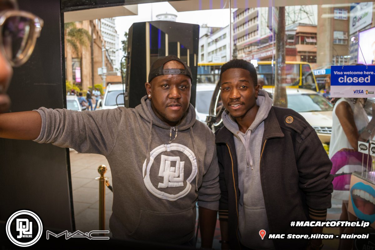 DjJoeMfalme's tweet photo. We are at Hilton Nairobi launching the new M.A.C STORE  #MACArtOfTheLip #MACCosmeticsKenya we're here till 6 p.m. https://t.co/XgpZhBrLQO