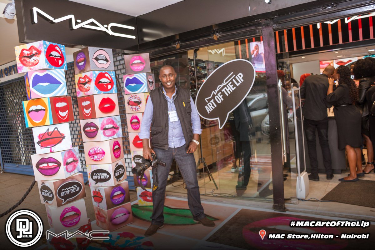 DjJoeMfalme's tweet photo. We are at Hilton Nairobi launching the new M.A.C STORE  #MACArtOfTheLip #MACCosmeticsKenya we're here till 6 p.m. https://t.co/XgpZhBrLQO