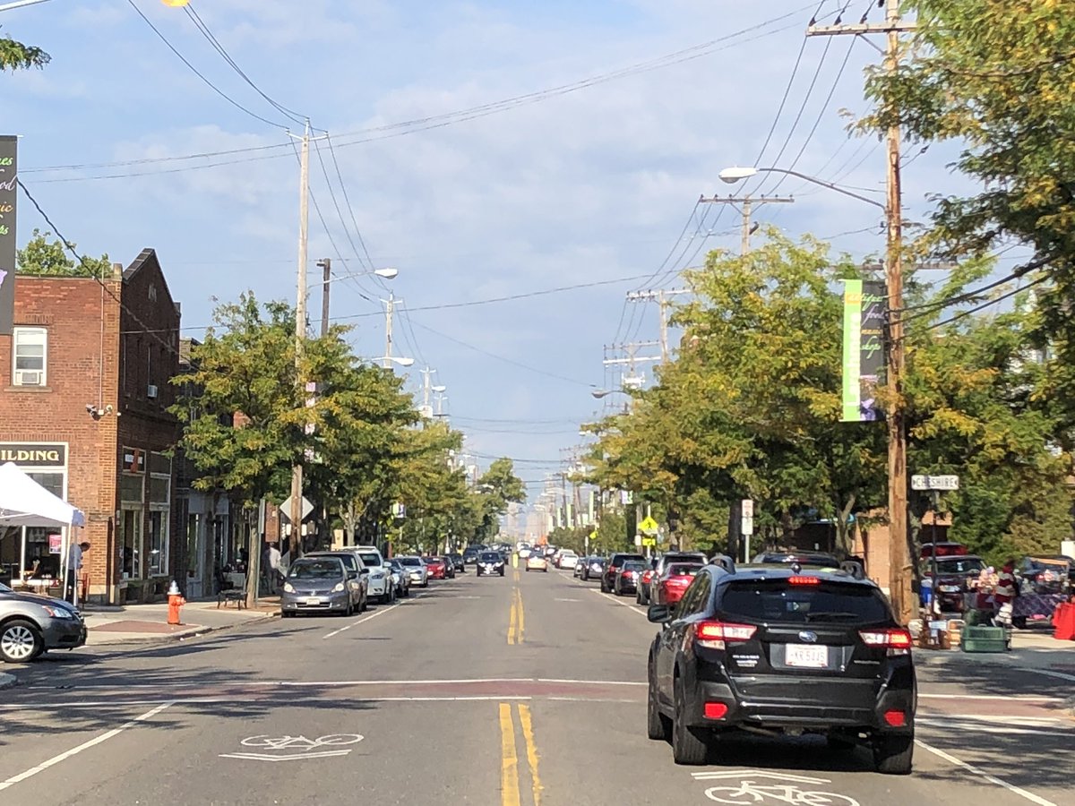 Beautiful morning for a Sidewalk Sale! Come to Larchmere Boulevard for some bargains today!