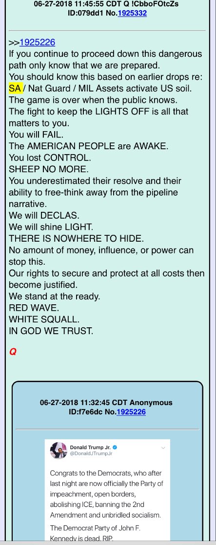 2runtherace's tweet photo. 14. Previous Q Drops regarding Saudi Arabia/SA!! There are lots of them! These won’t necessarily be in date order! #QAnon @SaudiArabia #StringsCut #Alice @realDonaldTrump https://t.co/J3B9rVI3Fx
