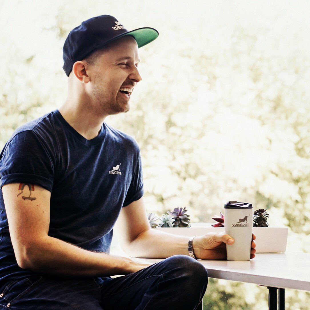 Happy Birthday to our amazing General Manager! 🎂 
John, thank you for all you do for Yogatown and our community of Townies 🙏 
#happybirthdaytoyou #specialguy #grateful #townie #yogatown #myyogatown #newtattoo #skateboardingrainbows