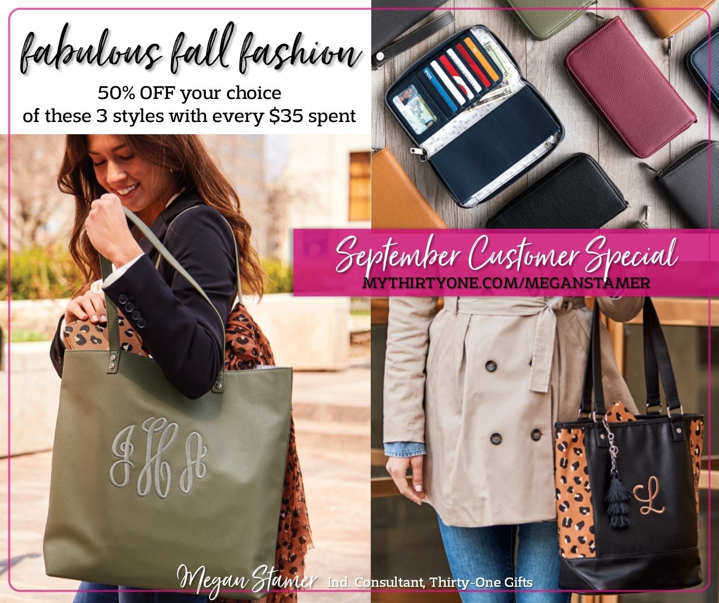 Colorblock tote online thirty one