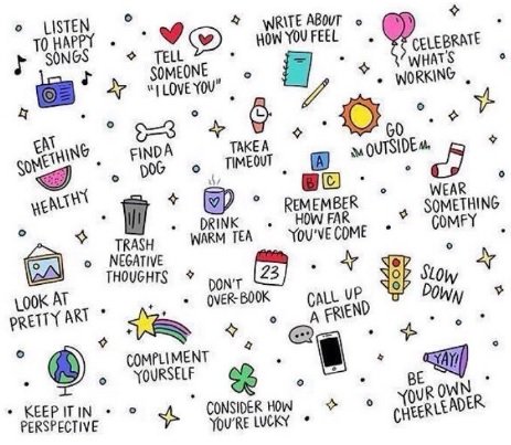 Came across this lovely little picture full of ideas on how to make your day a little better! What are things you like to do that make the hard days just that little bit more #positive Credit: <a href="/positivepresent/">Positively Present</a> #selfcare