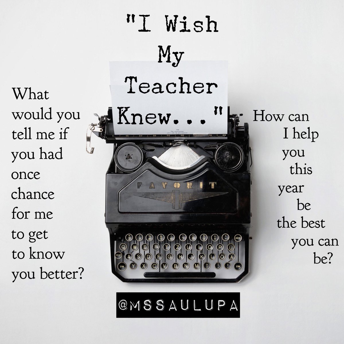 MsSaulUPA's tweet photo. My favorite writing activity that I use at the beginning of each year has brought me to tears more than any other year. #lotsofloveneeded #tearsfalling #thisyearwillbedifferent #iwillloveyou #thisiswhyiteach #amazingstudents https://t.co/ul5hlisj6d