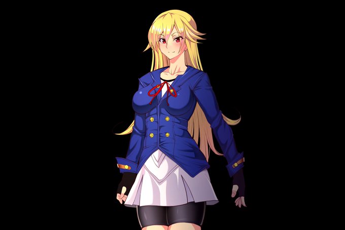 現在制作中の、
同人ゲームの主人公
魔女騎士のアンナ。 