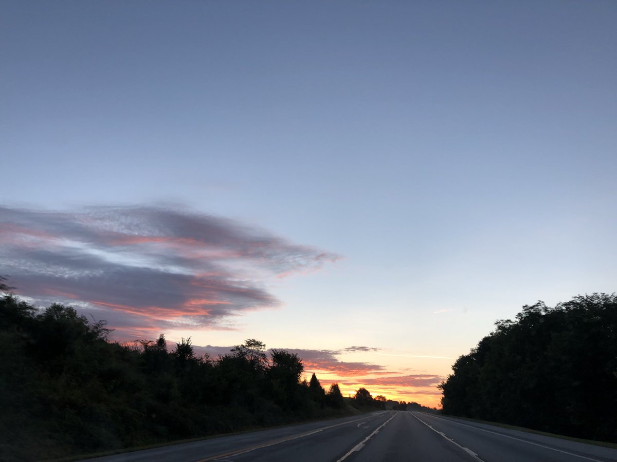 Had a beautiful drive down home this morning.