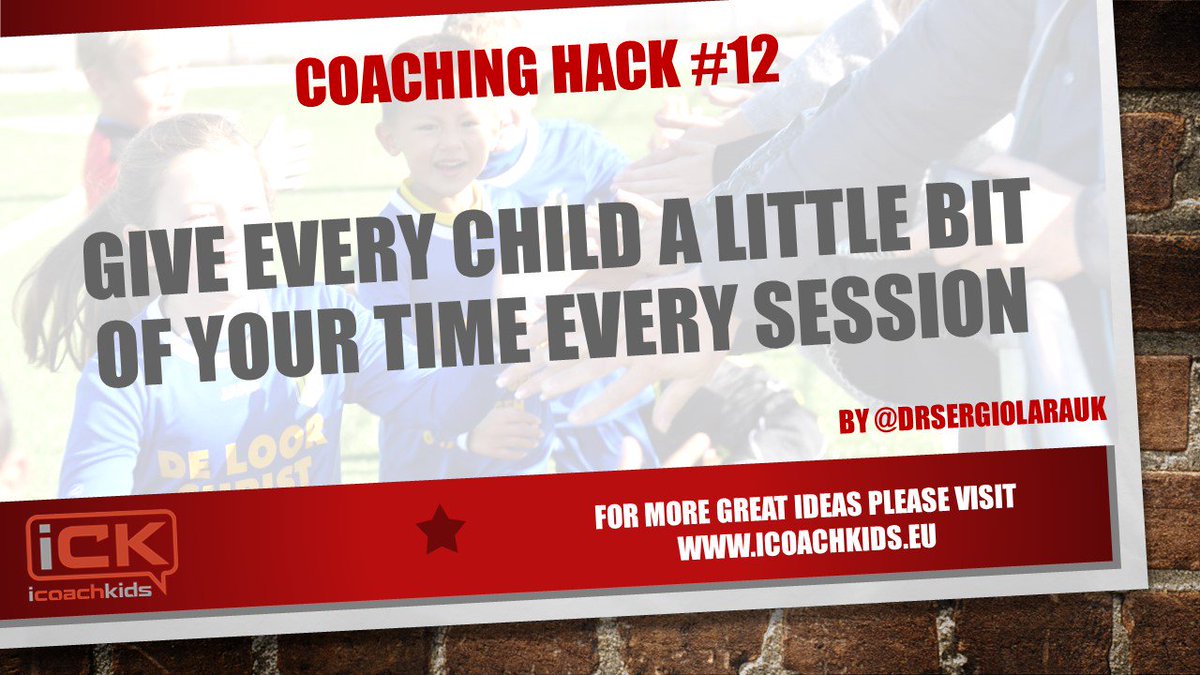 ICOACHKIDSWORLD's tweet photo. More new #CoachingHacks released on Monday! For this weekend, a review of some of our recent ones! https://t.co/RTnuWcCAXo