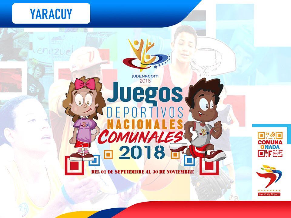 Disfruta de los Juegos Deportivos Nacionales Comunales 2018 a efectuarse desde el #1Sep en la cancha de uso múltiples Giovanni Tovar en el corredor Valeroso Peña ¡Te esperamos ven y disfruta!
