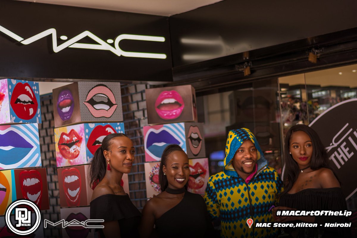 DjJoeMfalme's tweet photo. We are at Hilton Nairobi launching the new M.A.C STORE  #MACArtOfTheLip #MACCosmeticsKenya we're here till 6 p.m. https://t.co/Tc8YL8AhUQ