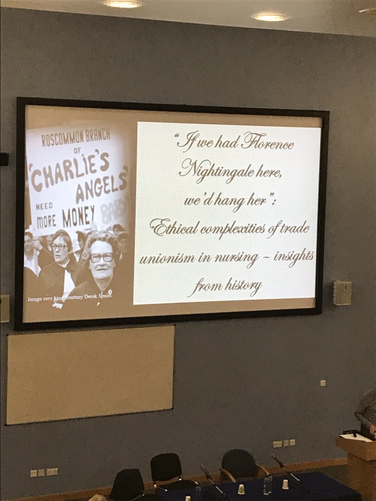 Really fascinating presentation. Will be interesting to see what the future holds. @mark_loughrey <a href="/inecc2018/">International Nursing Ethics Conference 2018</a> #inecc2018