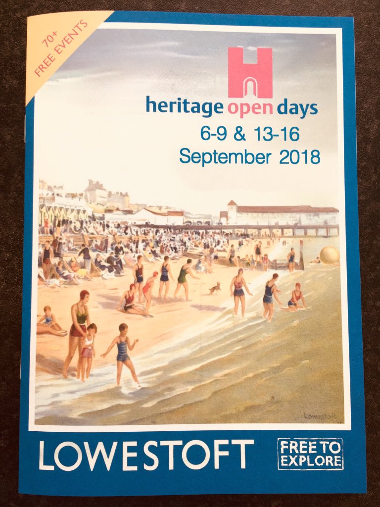 tandemsteves's tweet photo. #Lowestoft heritage open days 2018. Great, free events to help you explore the town’s vibrant history #heritage #heritageopendays #lowestoftvision https://t.co/lOR8B2gcfD