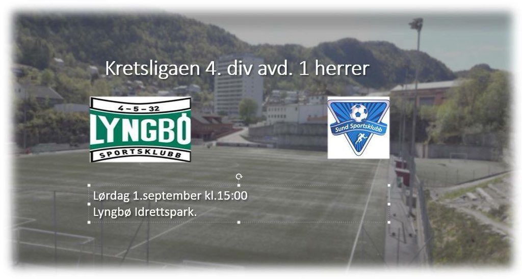 Lyngbø - Sund SK kl 1500 lørdag 1/9 i Parken. #hordafotball