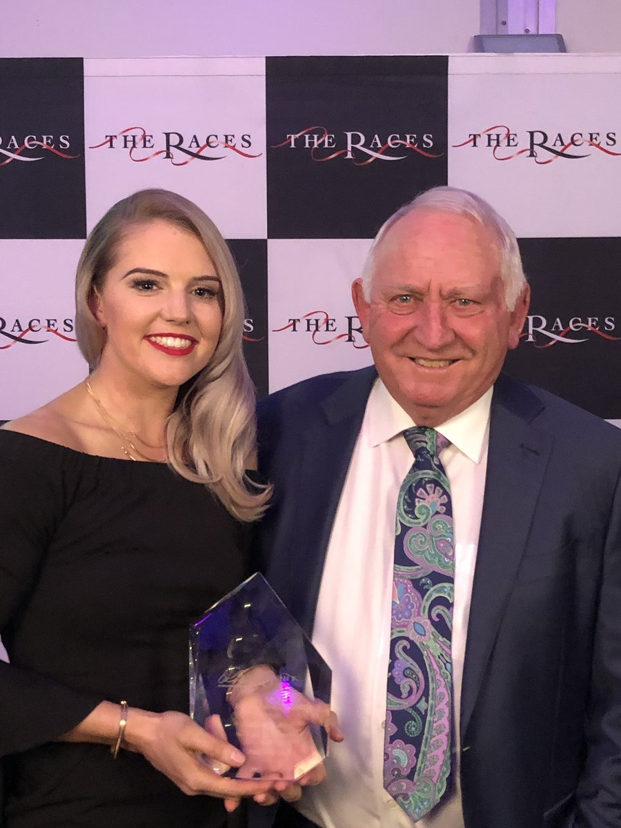 MacdonaldRacing's tweet photo. Such an honour to present the ‘Leon Macdonald Award for South Australian Apprentice of the Year’ to our star apprentice @RaquelmClark. She deserves all the success that comes her way, well deserved! @TheRacesSA #hardworker #sheschatty #weloveher https://t.co/KlUr4ctF5H