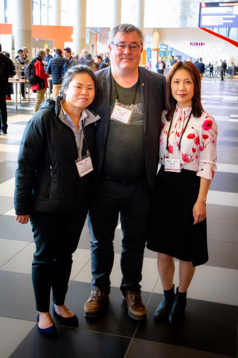 Cwernlim's tweet photo. After 7 long years , finally gotten a chance to reconnect with one of my biostats hero, Prof Thomas Lumley and my beloved stats mentor, Yannan. #iscbasc ๐๐๐ https://t.co/6spuZueW9c