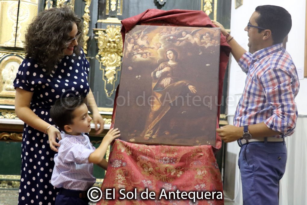 ElSoldAntequera's tweet image. ➕ AMPLIACIÓN: Antonio García Arjona desvela el Cartel de las fiestas de Santa #Eufemia 2018, obra de Antonio Mohedano. #Antequera #cofradeATQ 👉🏻 bit.ly/2C8zgcU