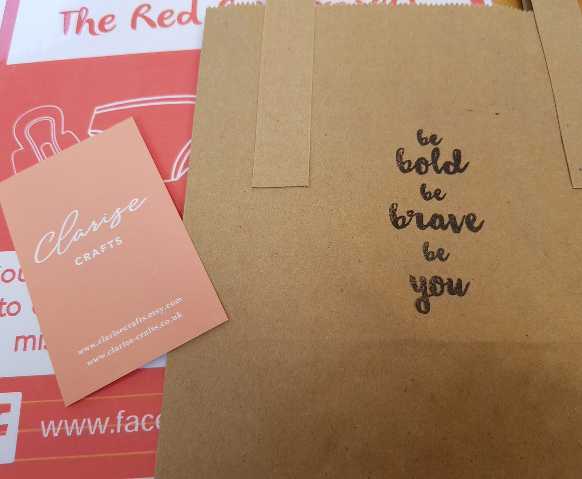 RedBoxCamberley's tweet image. Thank you @clarisecrafts for the beautiful stamp "Be bold be brave be you". It will be the message on the bags that go in the Red boxes we send out to schools.

#redboxproject #theredboxproject #bebravebeboldbeyou #endperiodpoverty #kindnessmatters #community