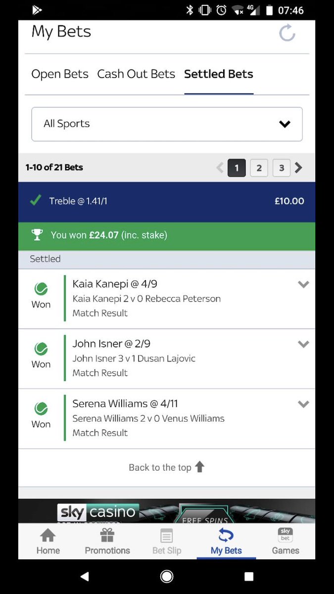 captaincashaat's tweet photo. Just another winning tennis bet 🎾 https://t.co/TPRLyXDktz