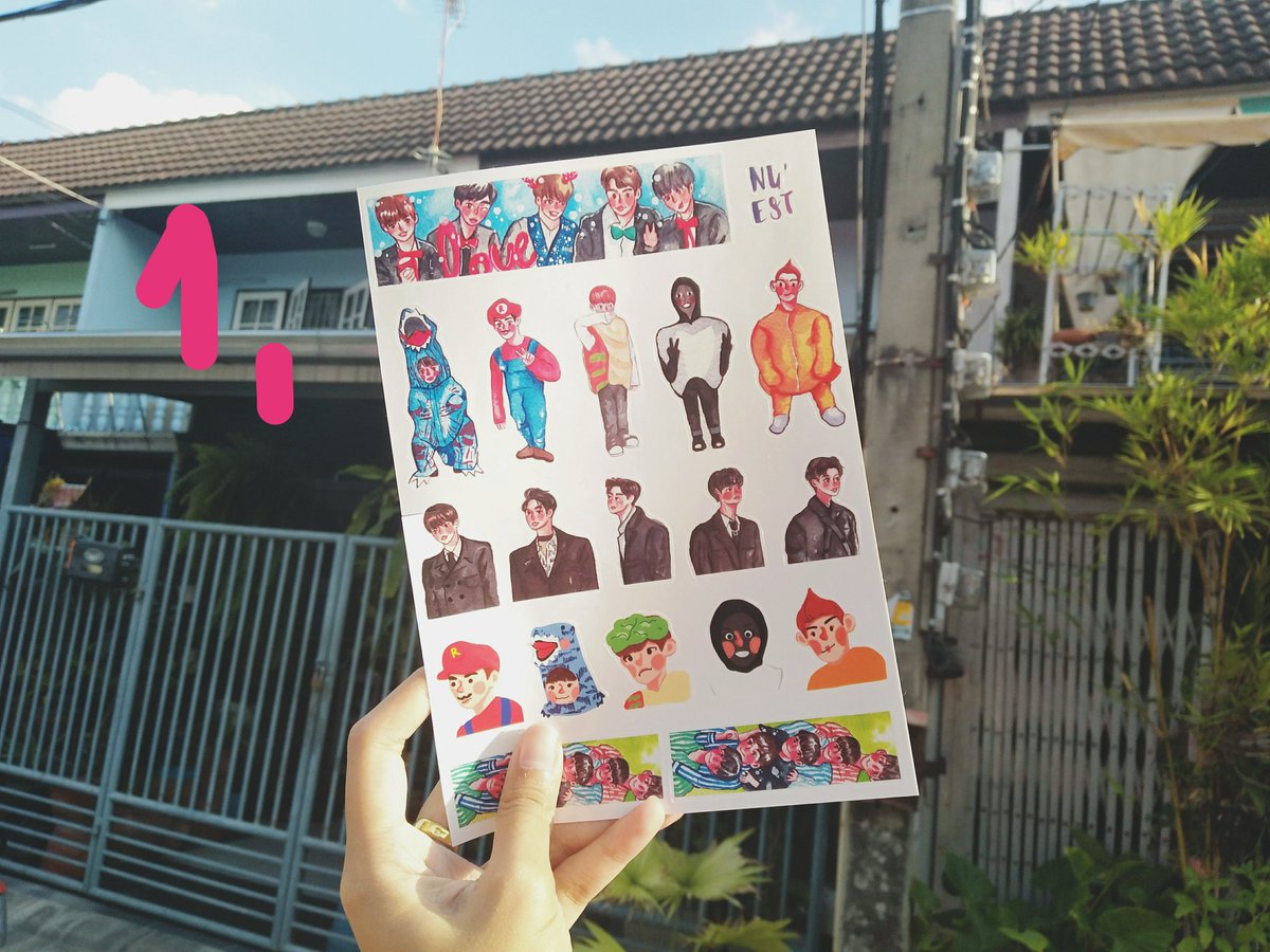 Gi_KYUM's tweet photo. สวัสดีค่ะ 
Pls RT : sticker ไดคัท พร้อมส่ง
1. Sticker ไดคัท ขนาดA5 แผ่นละ 55 บาท (เหลือ 7 แผ่น)
2. Sticker แผ่นยาว ลายดงโฮ แผ่นละ 50 บาท (เหลือ 7 แผ่น)
** จัดส่งวันจันทร์นะคะ **
***DM มาได้เลยนะคะ ***
#NUESTFAIR  
#ตลาดนัดnuest  #แผงลอยเลิฟ 
#NUEST_W https://t.co/1V4soWV1eL