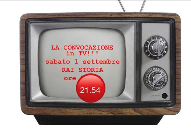 start_milano's tweet photo. Questa sera alle 21.54 su @RaiStoria #laconvocazione 🌈🌈😍😍🎬 https://t.co/mLhFQApv2s