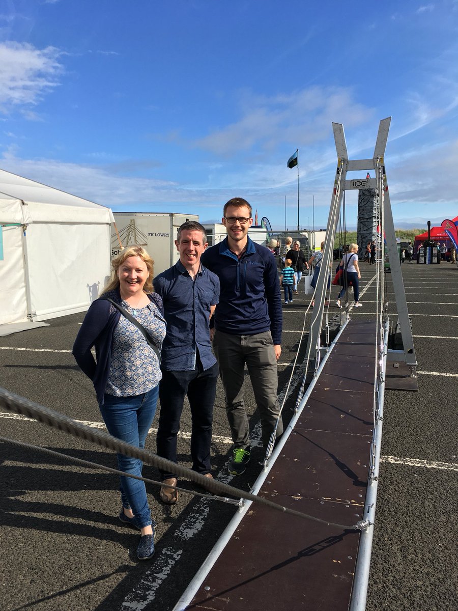 DavidNPorter's tweet photo. Great to see the @ICE_NIreland Bridge at @STEM_Airwaves in Portrush, inspiring the next generations of engineers. @ICE_engineers #ICE200 https://t.co/peTRMCPDIC
