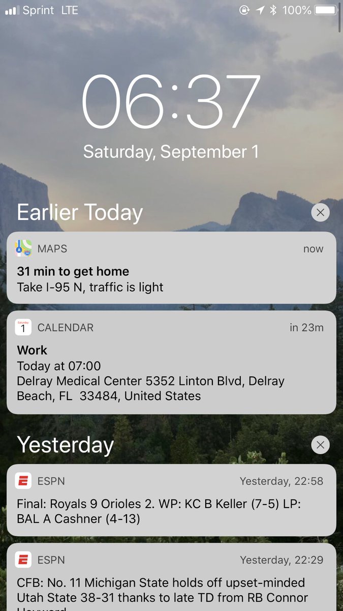 Rosssbossss's tweet photo. Just getting to work and my phone is already telling me to go home https://t.co/hLVdpboqHq