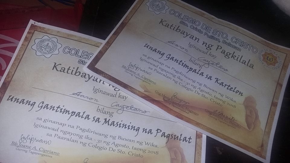 aawuncayetano's tweet image. #firstplace #postermaking #sloganmaking