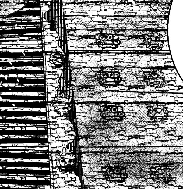 没にした方のあとがき案。一応ピラミッドに装飾のケツァルコアトルとトラロックの顔像を描いてるけど潰れてしまった… 