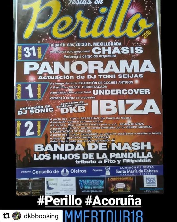 arieldecubareal's tweet photo. Nos vemos en Galicia hoy! #Repost @dkbbooking
Que la fiesta no pare!!!!!!! Hoy @dkbmundial @djson1c y la orquesta Ibiza en #perrillo #acoruña QUE NO TE LO CUENTEN !!!!! @torresgalicia75 https://t.co/F2eOfchu9E