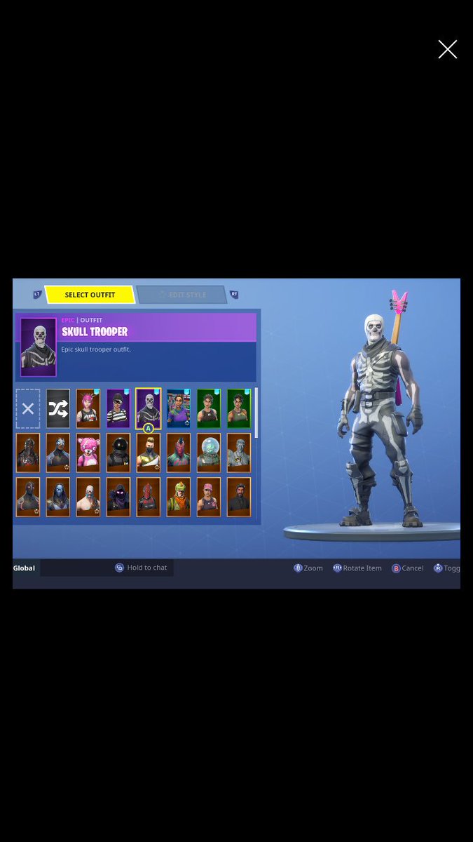 BaristersS's tweet photo. Have skull acc for trade #skulltrooper #fortniteaccountforsale #fortniteacc #fortniteaccountfortrade https://t.co/dn8sJri1Xf