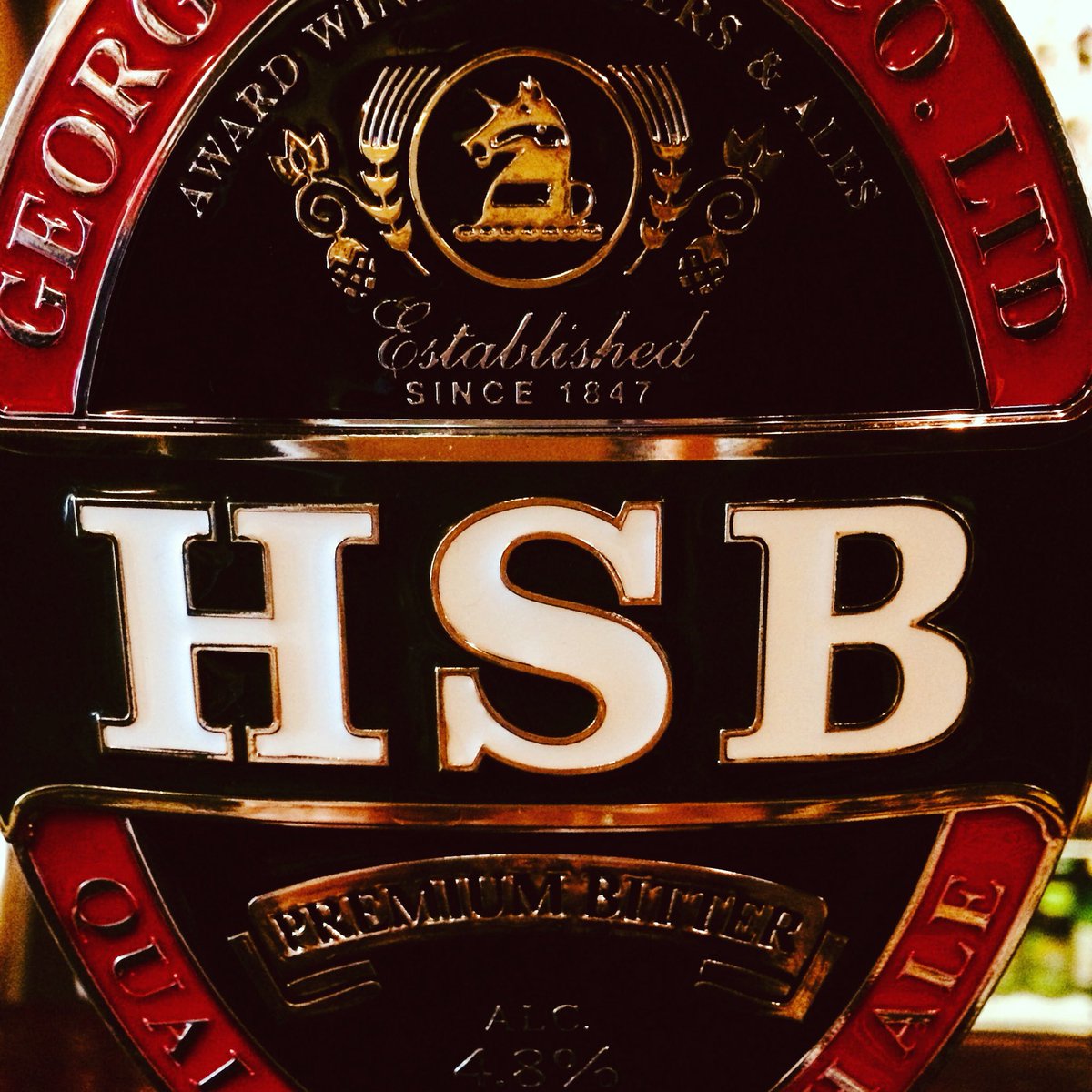 Look what we’ve got! Now pouring HSB! #ale #cask #fullers #beer