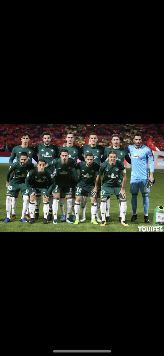 FabianRP52's tweet photo. Mucha suerte a mis compañeros para este partido tan especial para todos los béticos!! #ElGranDerbi💪 https://t.co/fjiopwg9cW
