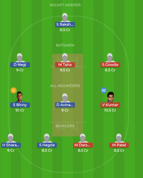 FantasyCricTeam's tweet photo. Hubli Tigers vs Belagavi Panthers, 9th Match (Rescheduled) | HT v BP | DREAM11 TEAM AND PLAYING11
#HTvBP #BPvHT
#NammaKPL #BisiBisiCrickettu #KPL2018
#Dream11Team #Dream11Expert #Dream11Tips
#FCT #Dream11
#Follow,#Retweet,#Like
@_TRTB @easy_rts
OTHER C VC: M TAHA(C) D AVINASH(VC) https://t.co/TK09iSaKMv