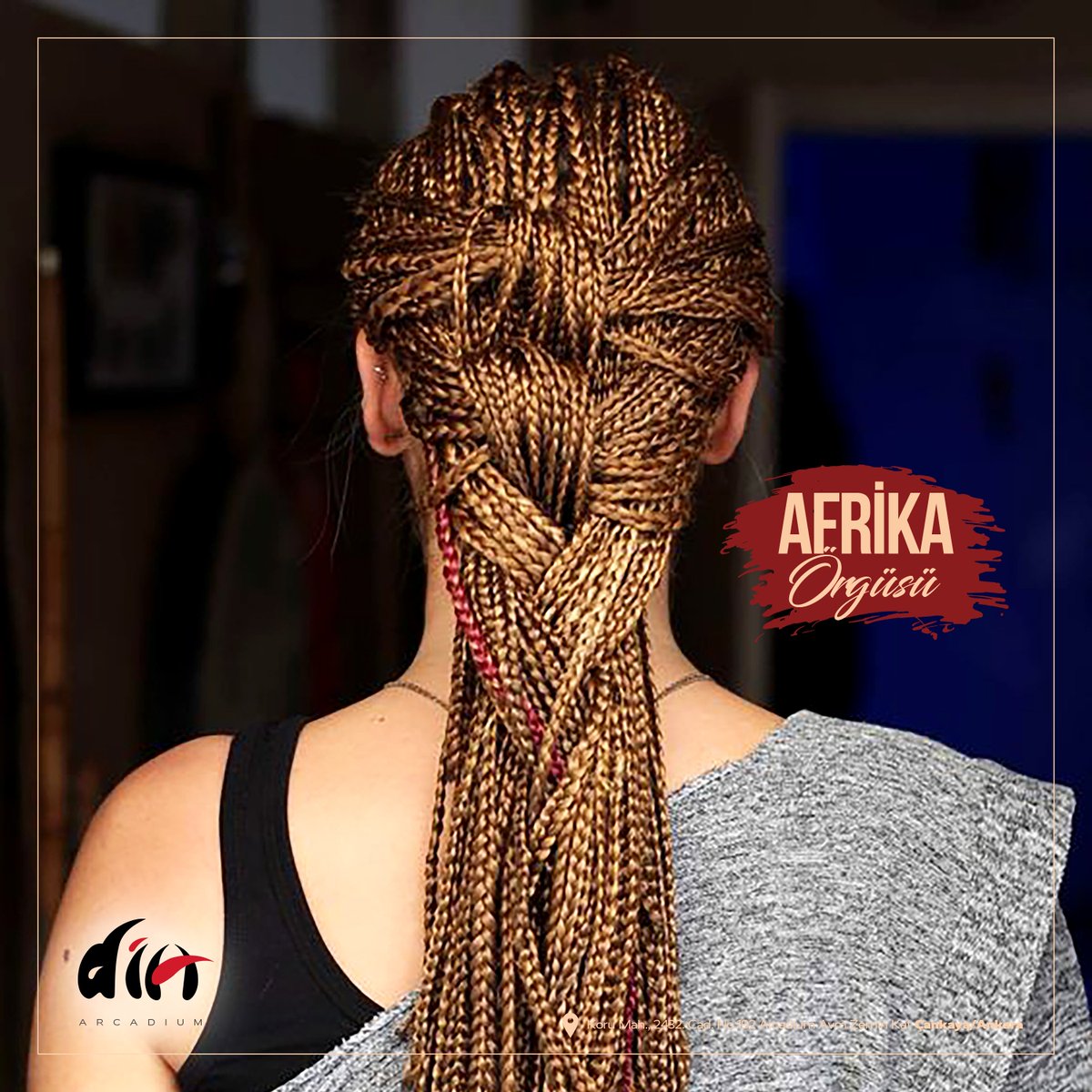 #AfrikaÖrgüsü sevenler için harika bir #haftasonu

Dia Kuaför Arcadium'un saç uzmanları sizleri bekliyor.

#örgü