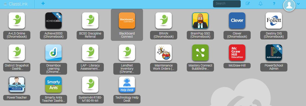 specialtechie's tweet photo. Opened my computer this morning and @ClassLink popped up. This is awesome! Thanks @BCSDTechTeam for making our lives easier! #bcsdtechteam #edtech I already added my #bitmoji avitar. :) https://t.co/HKVfh5zs6P