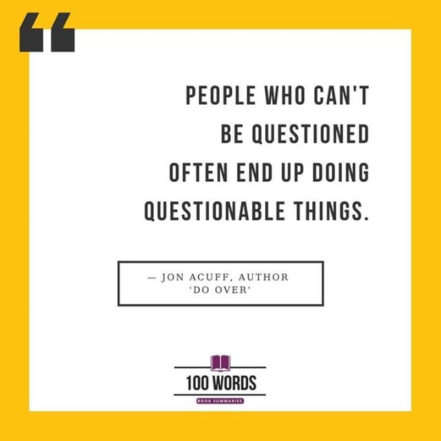 edwinealmonte's tweet image. &quot;People who can&apos;t be questioned often end up doing questionable things.&quot;— @jonacuff
.
#dooverbook #leadership #books
.
#insta #authenticEdwin #photo #empoweringquotes #quote #quoteoftheday #quotestoliveby #lifequotes #success #leadership #ambition #busin… bit.ly/2ww1YPV