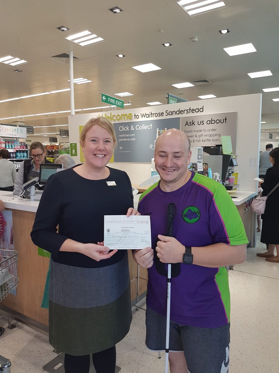 croysuttwarrior's tweet photo. warrior Tom picks up the cheque from Waitrose Sanderstead after we were featured in their store as one of 3 charities. We would like to thank all the staff and customers that contributed to our cause
WARRIORS!! https://t.co/rr0S5518ps
