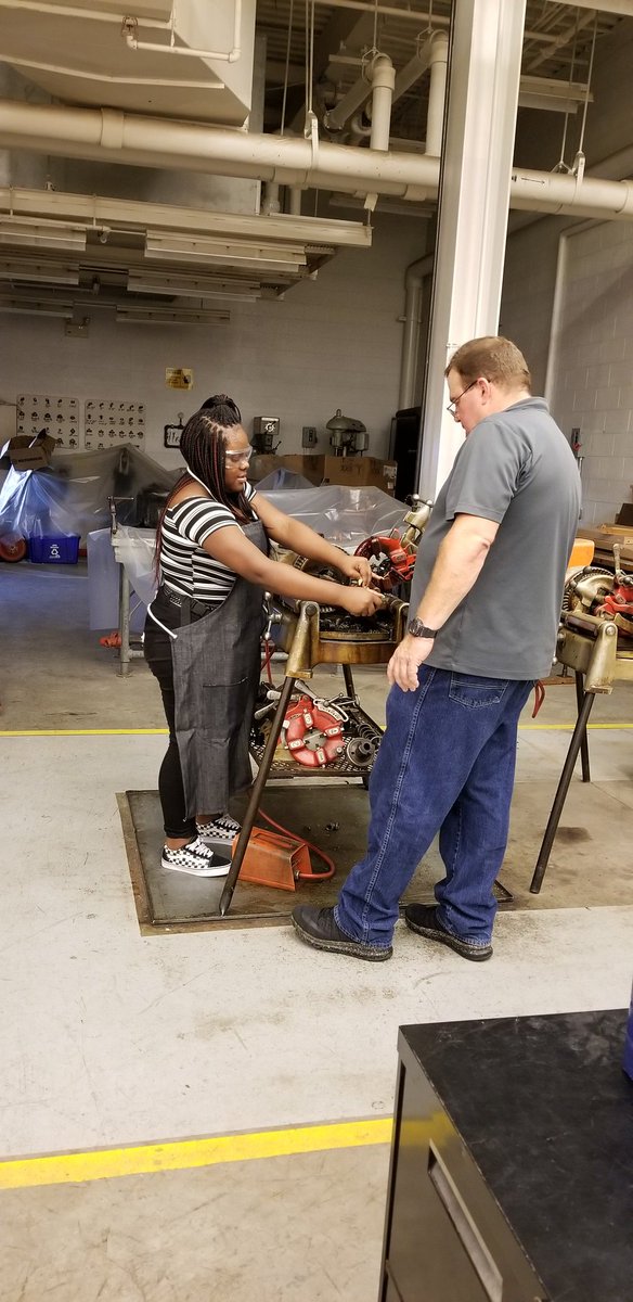AP_JRLett's tweet photo. I'm loving my new position as the AP of the Builders Apprenticeship Academy.  My goals: to build a sense of community in our academy and to increase the number of nontraditional students (mainly female). I'm so excited! #wegotthis @IROQUOIS_HS  @JCPSAsstSuptTR @JCPSAsstSuptHS https://t.co/n0yUh7gU9V