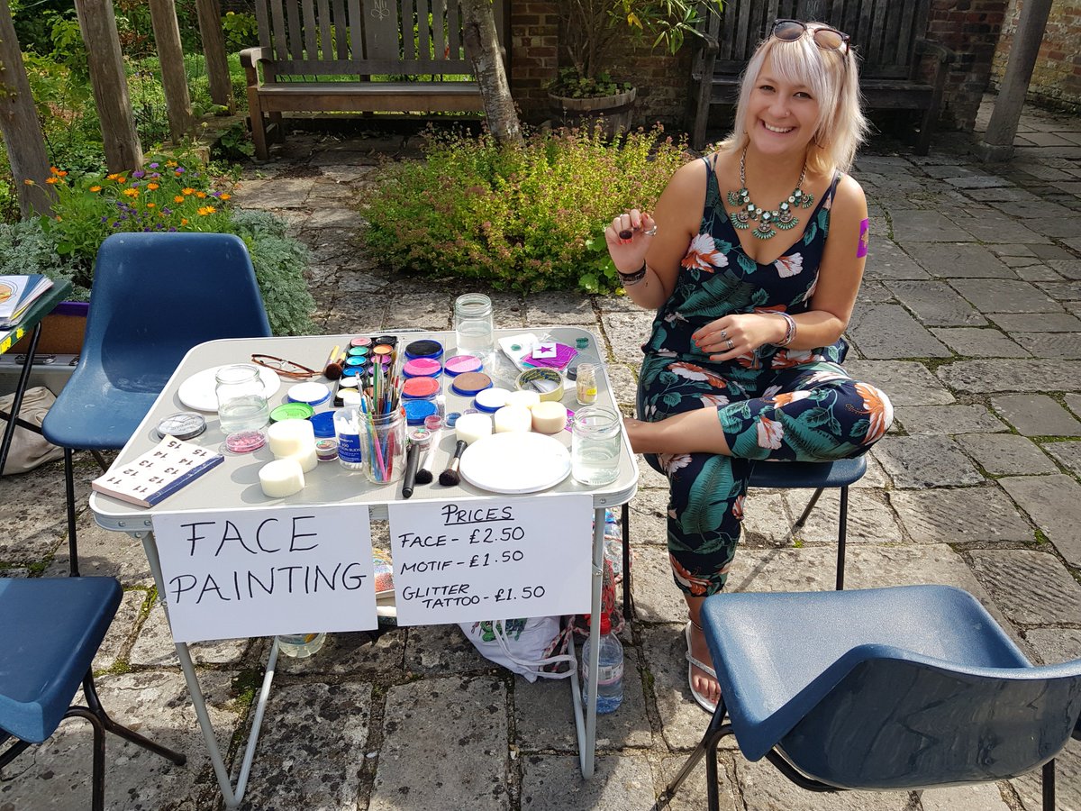KingJohnsHouse's tweet photo. While you're enjoying all the fun that tomatoes can give, and that's a lot of fun, why not get your face painted or acquire a gorgeous glitter tattoo? Perfect for a Saturday evening out! #TinyTomato has one, but he's not saying where. We think it's in the garden. #KJHSummerEvents https://t.co/SprjoD5ZUX