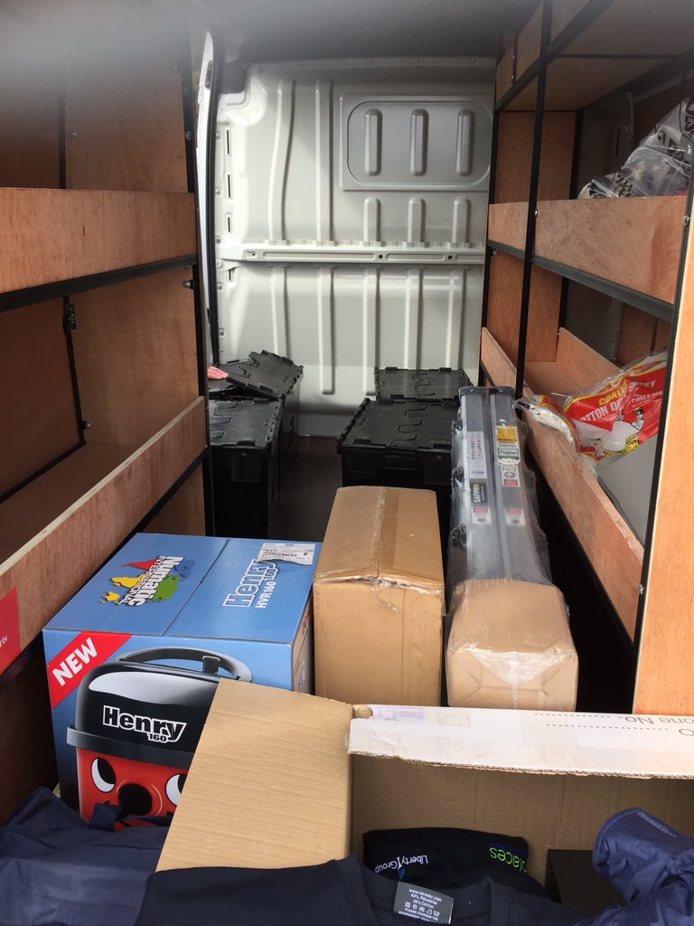 rjthconsulting's tweet photo. Vans fully racked and kitted out with van stock and smart new uniform, ready to continue GAS service maintenance and installation to GreatPlaces customers from Monday @MyGreatPlace @Go_To_Liberty https://t.co/NeHt3A6DTL