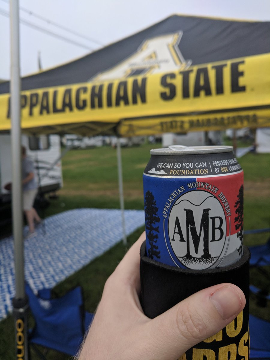 We're back! (@formerappathlts) on Twitter photo Nothing like a long leaf from <a href="/AMBrewery/">Appalachian Mountain Brewery and Cidery</a> for breakfast! #TailgateApp Nothing like a long leaf from <a href="/AMBrewery/">Appalachian Mountain Brewery and Cidery</a> for breakfast! #TailgateApp