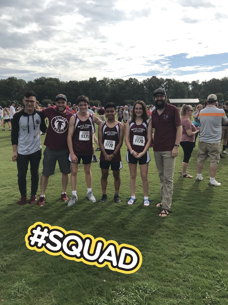 MrGravesFHS's tweet photo. First XC race of the season was a huge success and a ton of fun! Proud of all of our runners for working hard after a late start to the season. Can’t wait to add more runners next week! #FultonFamily #FultonFam #WooHoo https://t.co/HdunTLAz0G