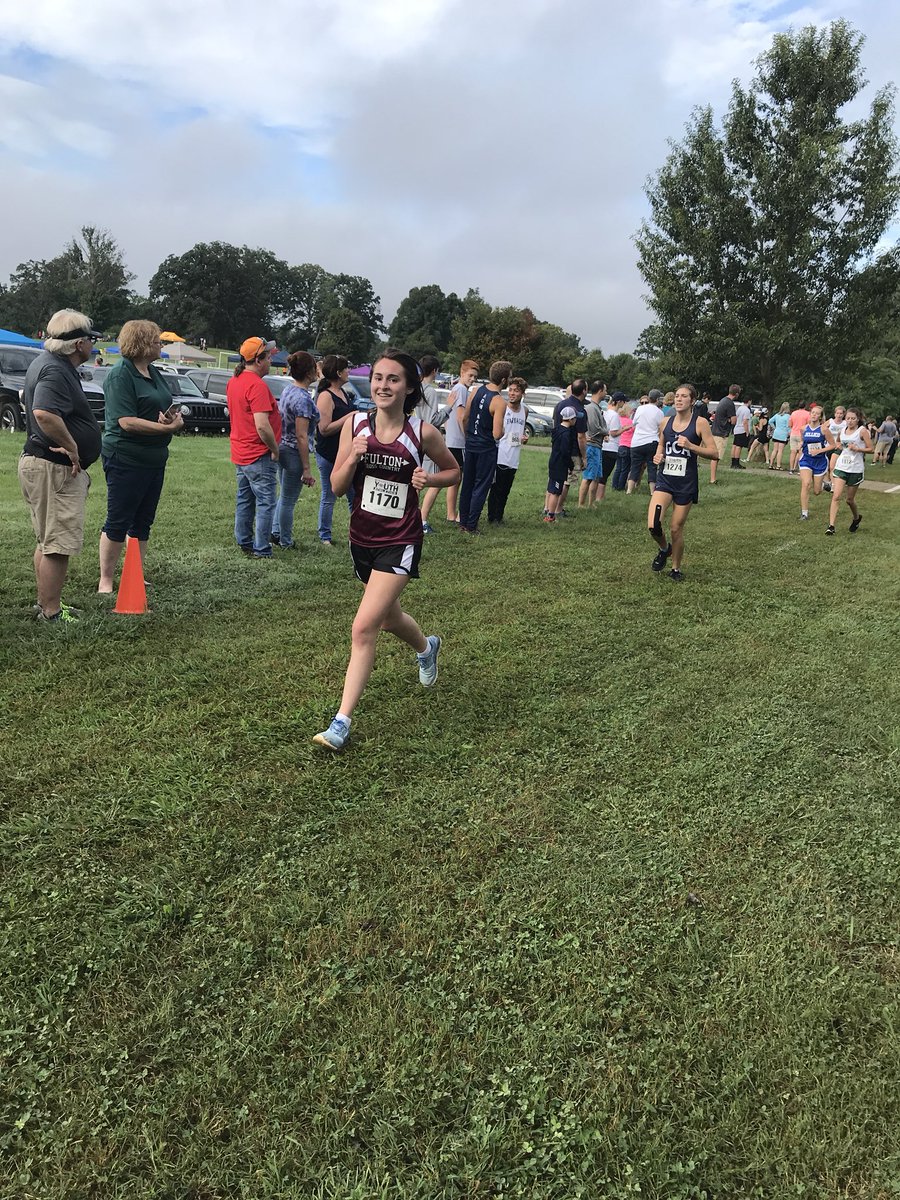 MrGravesFHS's tweet photo. First XC race of the season was a huge success and a ton of fun! Proud of all of our runners for working hard after a late start to the season. Can’t wait to add more runners next week! #FultonFamily #FultonFam #WooHoo https://t.co/HdunTLAz0G