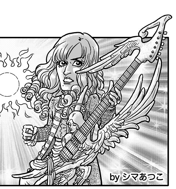 時々オフィシャルでマンガを描かせていただいているTakamiyのライヴに行ってきました!楽しかったです🎵
ユーライア・ヒープ、ステッペン・ウルフのカバーもシビレました😍
70年代ロックが原点とおっしゃっていたので、今年シンコーから発行されたこの本をスタッフの方にお願いして渡してきました✨