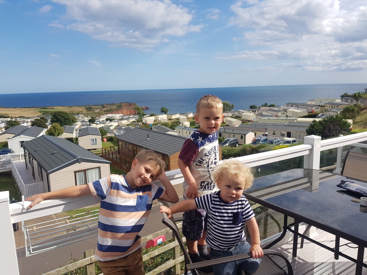 After the 6months I have had a week away with these 3 in Devon was just what I needed. Thanks @Robbo_On_Area9 for arranging it and thanks <a href="/JamesTCobbler/">James Timpson</a> for having fantastic holiday homes that we can use. The kids had a blast and seeing them smile made my year. Thanks again.