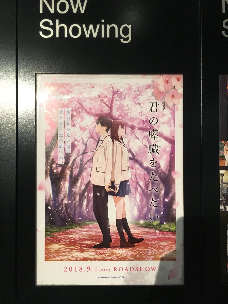 애니메이션 극장판 “너의 췌장을 먹고싶어” 일본에서 개봉했습니다 :) 실사영화와는 또다른 매력이 있어 즐거운 감상이었습니다! 관람객 특전은...