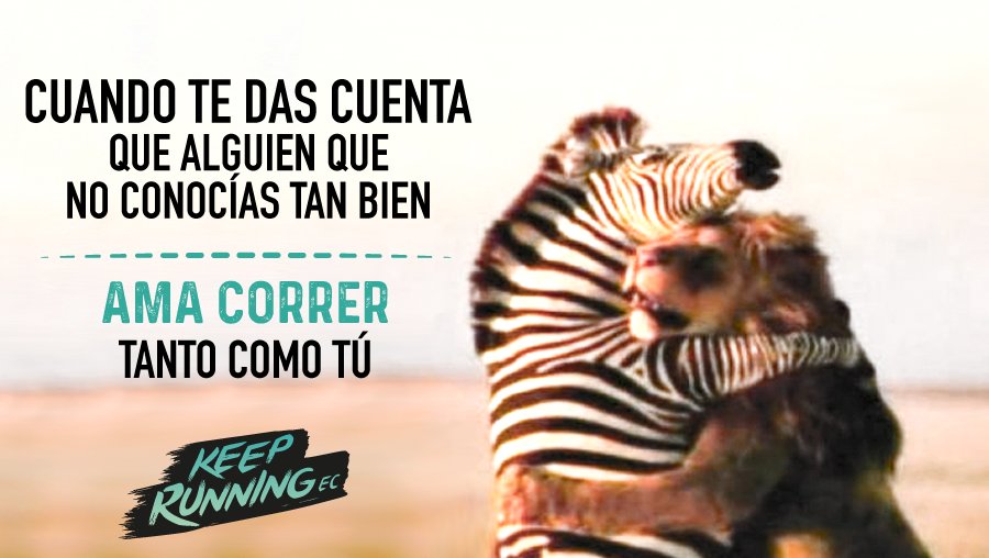 KeepRunningEC's tweet image. Déjate sorprender! Sal a correr y te encontrarás con muchas personas que también lo disfrutan! Feliz fin de semana!
