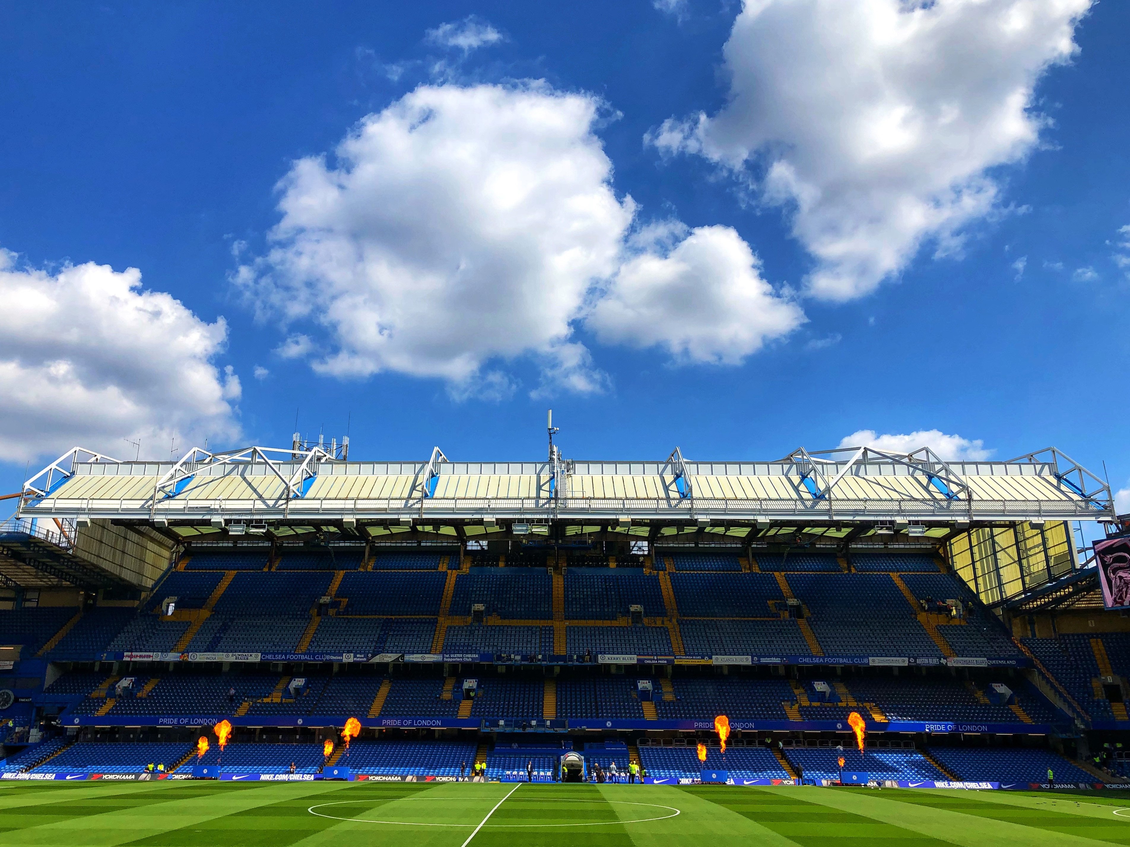 Chelsea FC on X: Back at Stamford Bridge, the ☀️ is shining and