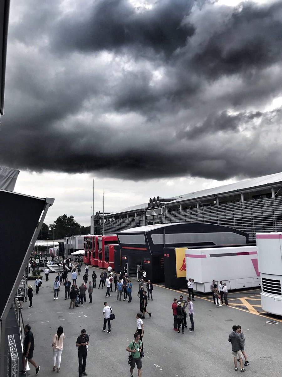 Clouds above Monza look set to cause a stir ahead of qualifying