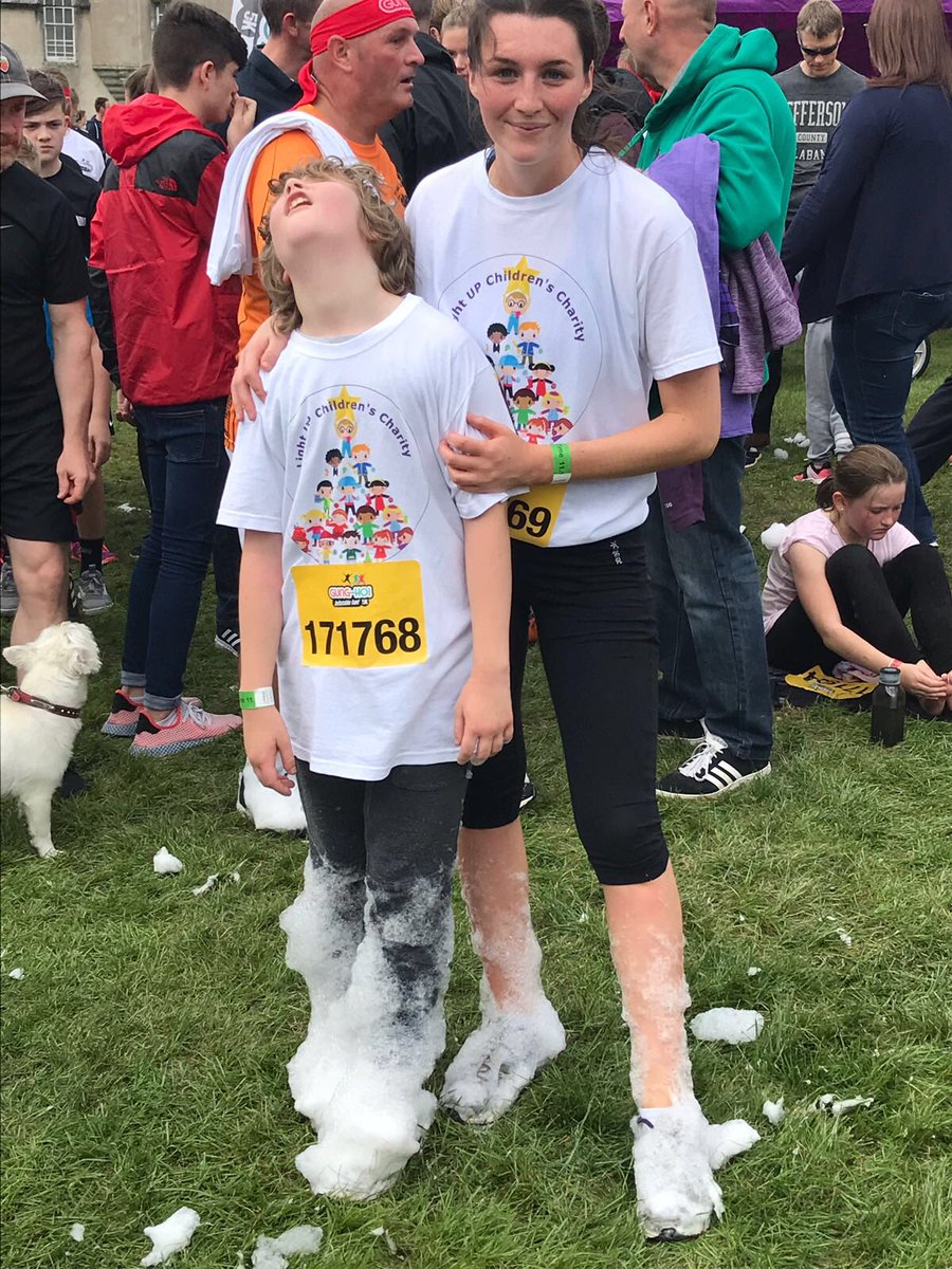 Well done to Sophie, one of our trustees, and her little brother George for running the 5k Gung-ho run for Light Up Childrens Charity today! Thank you for supporting us, you did great! #brighteningchildrenslives #runforestrun!